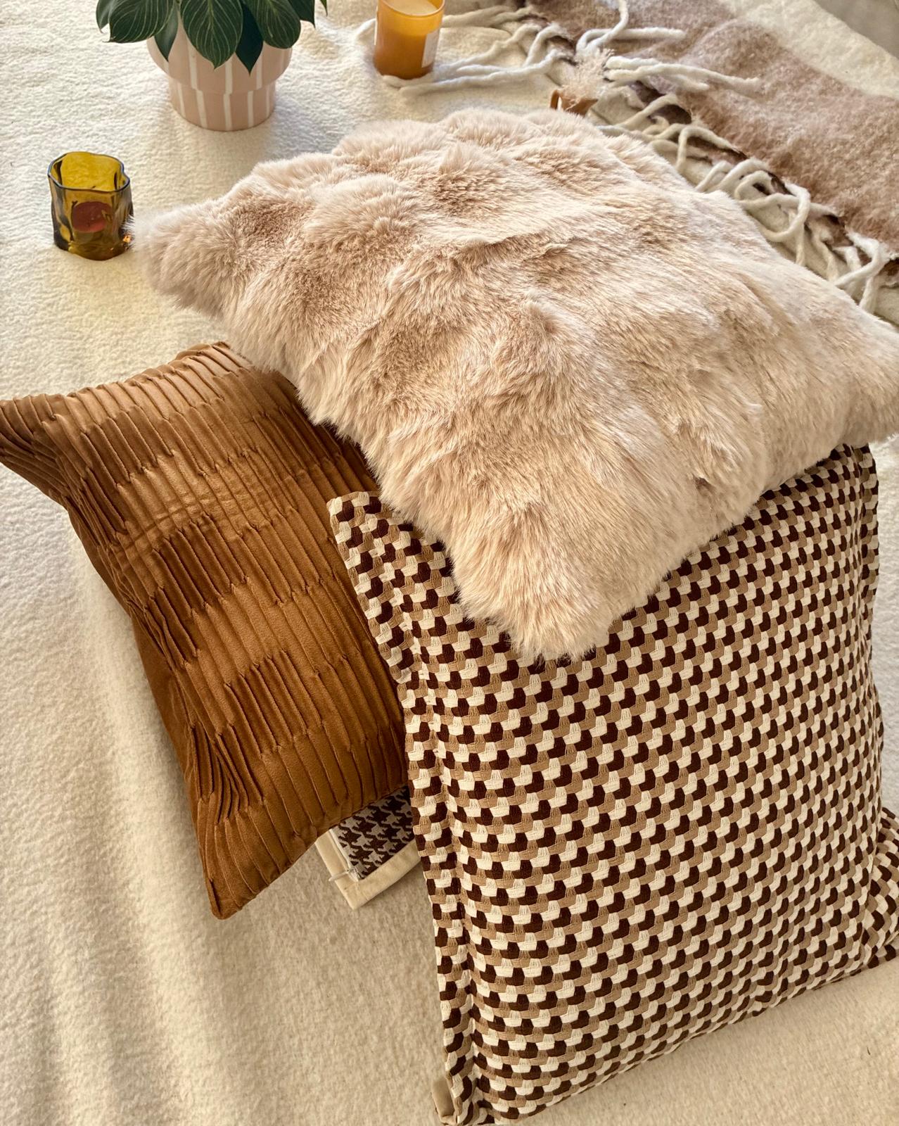 Housse de Coussin - Crème douceur