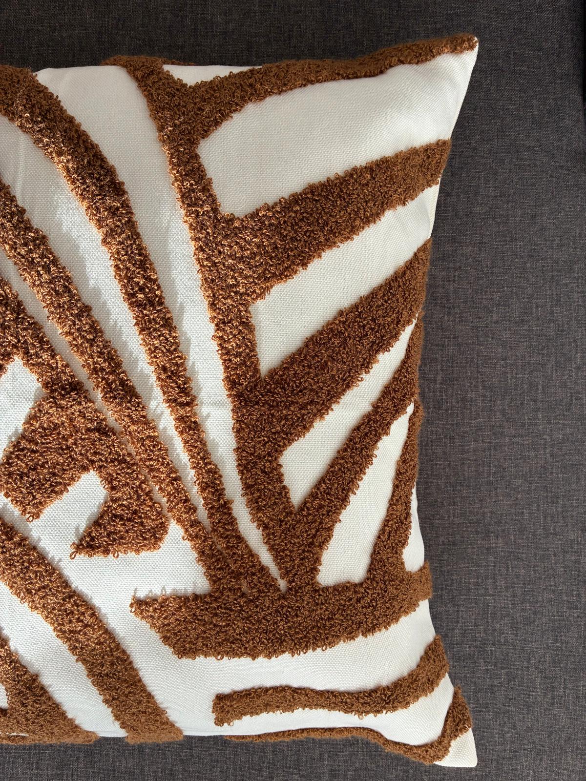 Housse de coussin - Cacao abstrait